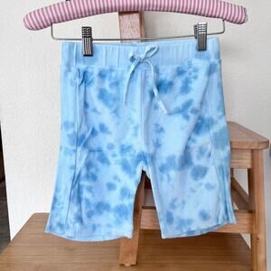Miki Miette Wave Runner Boy’s Blue French Terry Tie Dye Print Shorts Size 6Y NWT